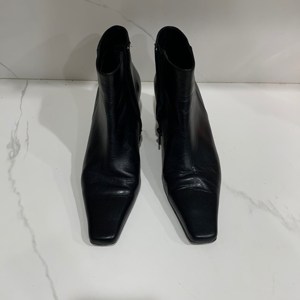 Charles David Black ankle boots